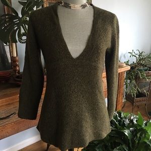 j.Jill Olive green sweater